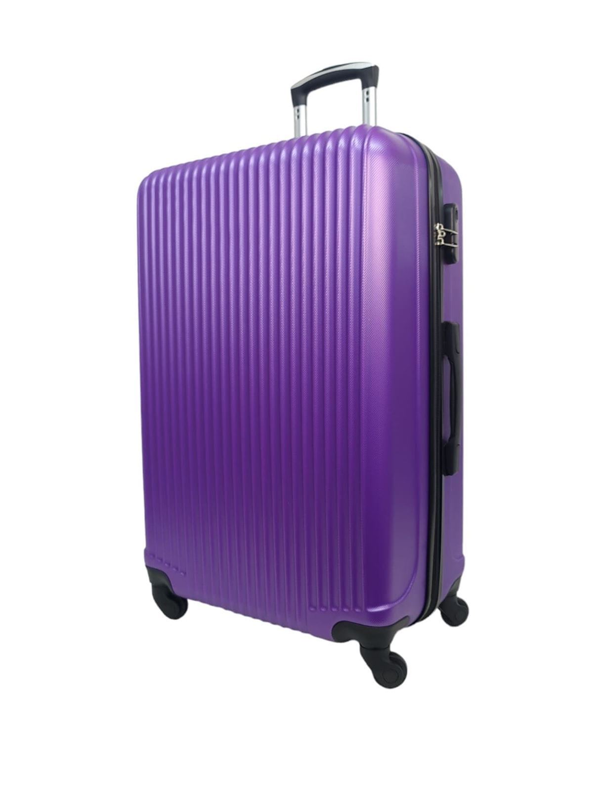 Maleta EXE Grande 75x44x29cms Ligera Barata Material ABS color Morado - Imagen 2