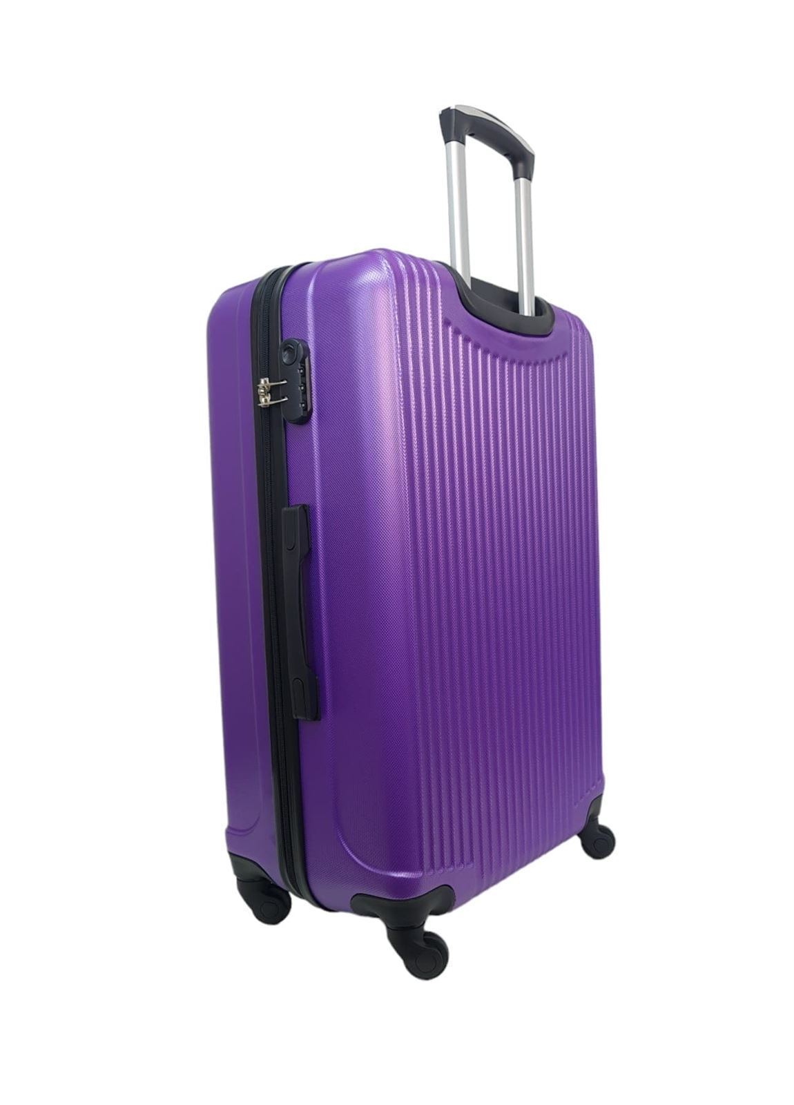 Maleta EXE Grande 75x44x29cms Ligera Barata Material ABS color Morado - Imagen 5