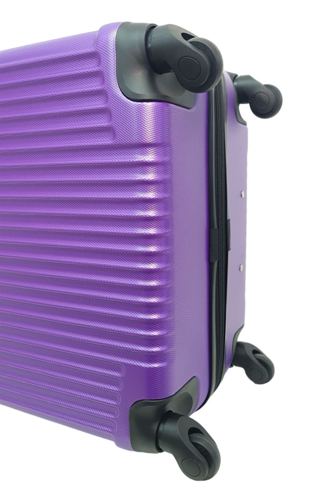 Maleta EXE Grande 75x44x29cms Ligera Barata Material ABS color Morado - Imagen 8