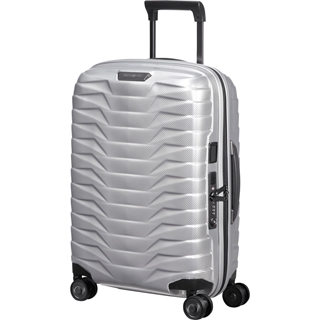 Samsonite Maleta Proxis Cabina Expandible 55X40X20/23 Cms Capacidad 38/44 Litros Ultra Resistente y Ligera 2.3 Kilos USB color Plata - Imagen 2